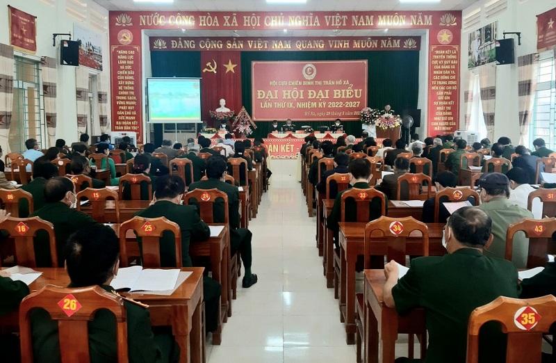 Thị trấn Hồ Xá: Hội Cựu chiến binh tổ chức đại hội nhiệm kỳ 2022 – 2027